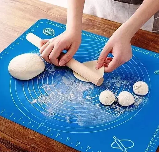 Roti Mat, Baking Mats, Non-Stick Silicon Reusable Pastry Fondant Dough Roti Chap