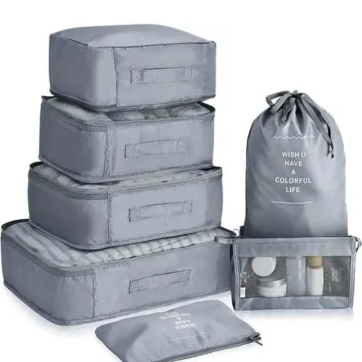 TSN® Travel Organizer 7 In 1 Travel Laundry Cosmetics Luggage Packing Organizers