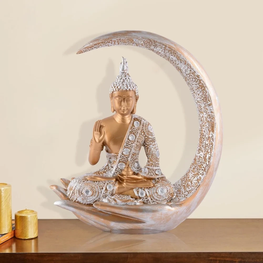 Meditating Buddha Statue For Home Decor Idol/Showpiece Decorative
