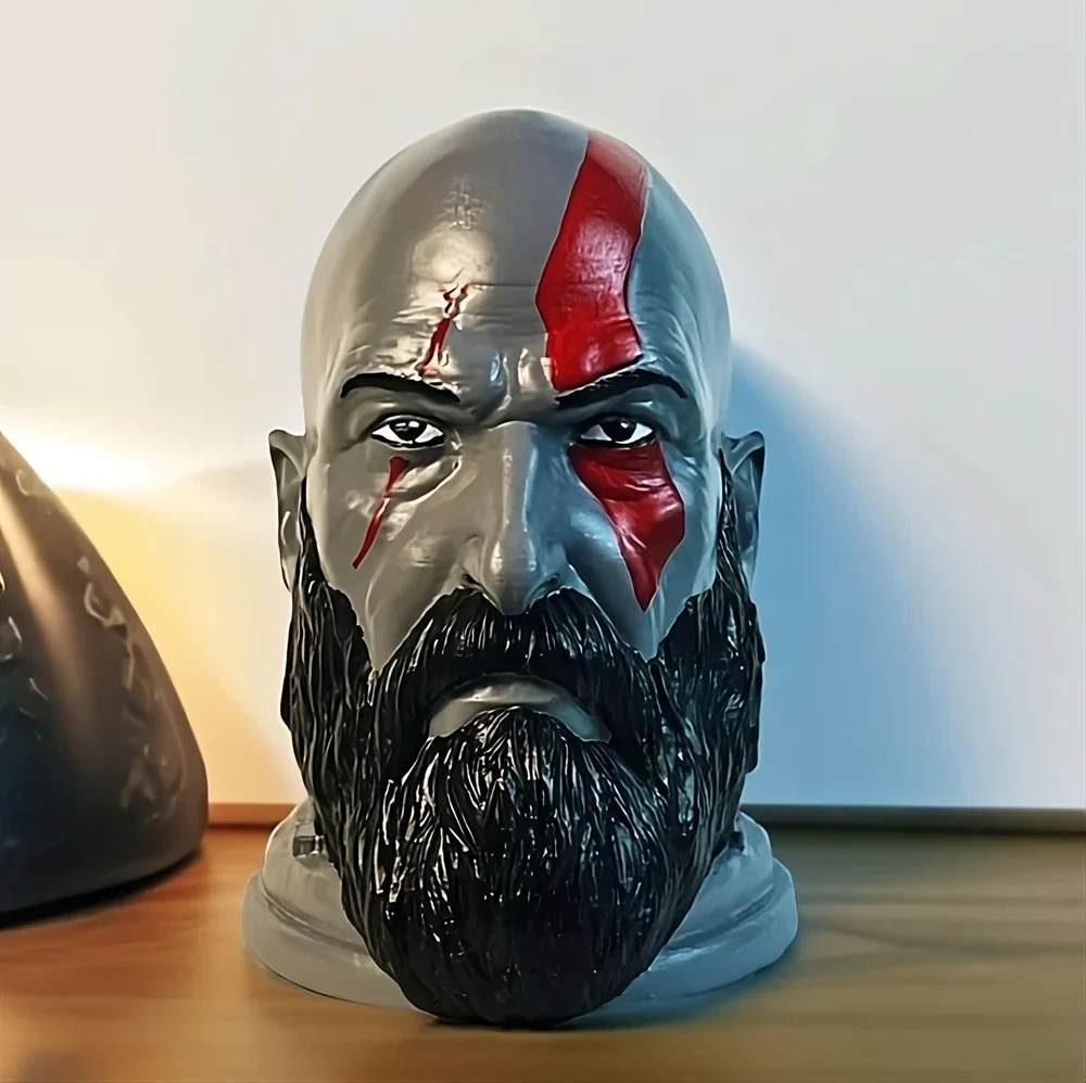 God of War Sculpture and Headphone Holder