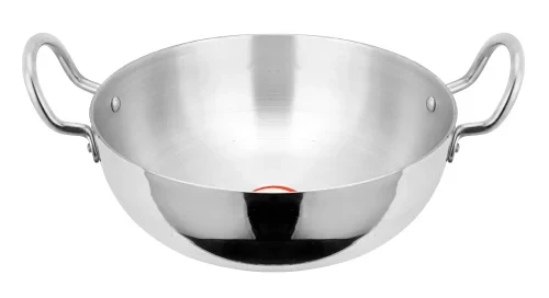 Aluminium Round Carnival Aluminum Kadai 3.5 Ltr
