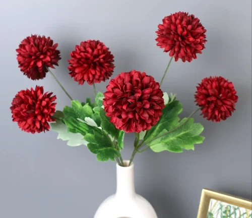 Artificial Chrysanthemum/Dandelion Flower Sticks Pack of 2