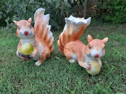 The Decorshed Squirrel Garden decor , squirrel set balcony decor