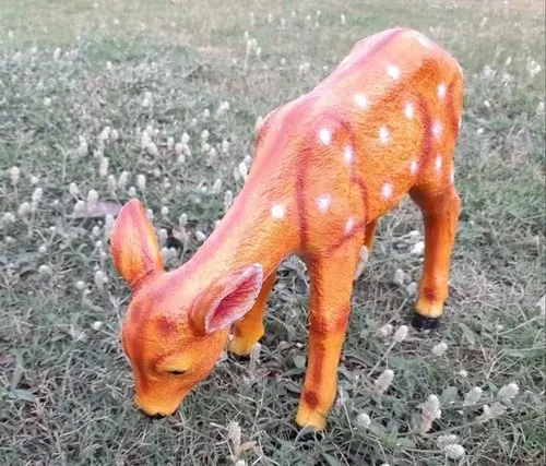 The Decorshed Garden Side Poly Resin Deer For Garden Set Of 3