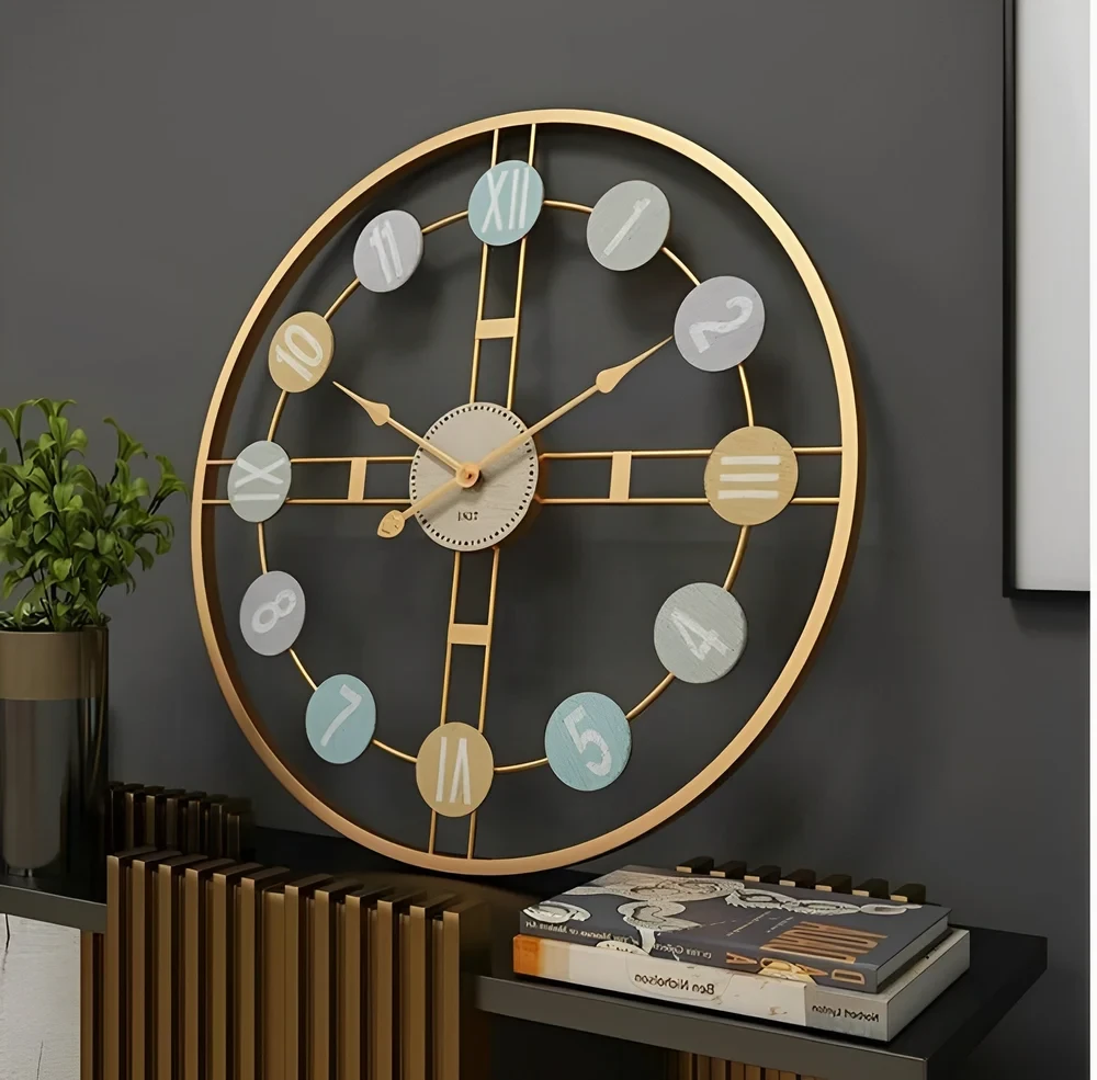 Decorative Iron Wall Clock
