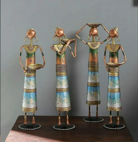 Blue Doll Set of 4