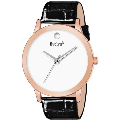 Evelyn Ladies Black Wrist Watch