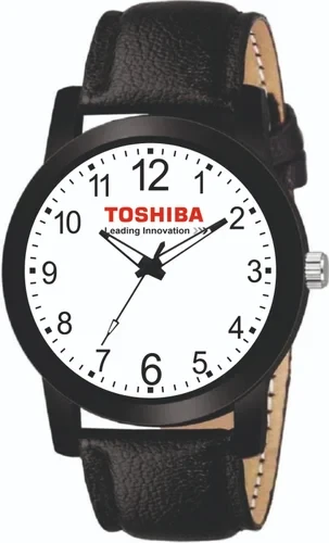 Men Black Toshiba Wrist Watch