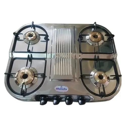 Butterfry Gold Two Burner Gas Stove